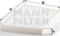 Mann-Filter CU 3461/1 - Filtr, daxili hava furqanavto.az