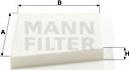 Mann-Filter CU 3461 - Filtr, daxili hava furqanavto.az