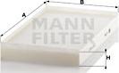 Mann-Filter CU 3540 - Filtr, daxili hava furqanavto.az