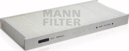 Mann-Filter CU 3554/1 - Filtr, daxili hava furqanavto.az