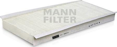 Mann-Filter CU 3567/1 - Filtr, daxili hava furqanavto.az