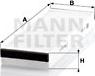 Mann-Filter CU 3023-2 - Filtr, daxili hava furqanavto.az