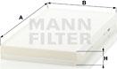 Mann-Filter CU 3139 - Filtr, daxili hava www.furqanavto.az