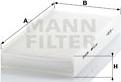 Mann-Filter CU 3847 - Filtr, daxili hava furqanavto.az