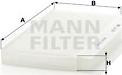 Mann-Filter CU 3337 - Filtr, daxili hava furqanavto.az