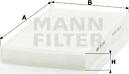Mann-Filter CU 2956 - Filtr, daxili hava furqanavto.az