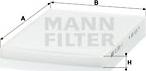 Mann-Filter CU 2951/1 - Filtr, daxili hava furqanavto.az
