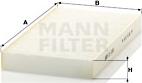 Mann-Filter CU 2951 - Filtr, daxili hava furqanavto.az
