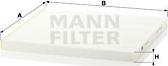 Mann-Filter CU 29 001 - Filtr, daxili hava www.furqanavto.az
