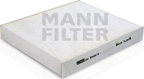 Mann-Filter CU 2442/2 - Filtr, daxili hava www.furqanavto.az