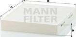 Mann-Filter CU 2442 - Filtr, daxili hava furqanavto.az