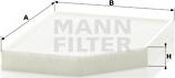 Mann-Filter CU 2450 - Filtr, daxili hava furqanavto.az