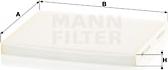Mann-Filter CU 24 004 - Filtr, daxili hava furqanavto.az