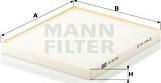 Mann-Filter CU 24 001 - Filtr, daxili hava furqanavto.az