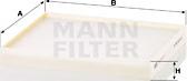 Mann-Filter CU 24 017 - Filtr, daxili hava furqanavto.az