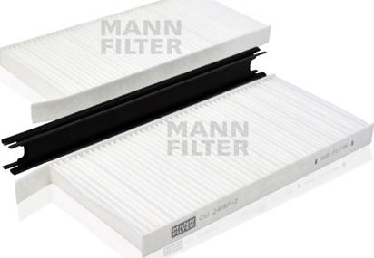 Mann-Filter CU 2418/1-2 - Filtr, daxili hava furqanavto.az