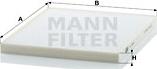 Mann-Filter CU 2434 - Filtr, daxili hava furqanavto.az