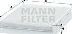 Mann-Filter CU 2436 - Filtr, daxili hava www.furqanavto.az