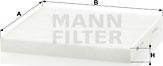 Mann-Filter CU 2544 - Filtr, daxili hava furqanavto.az