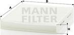 Mann-Filter CU 2545 - Filtr, daxili hava furqanavto.az