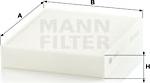 Mann-Filter CU 25 001 - Filtr, daxili hava furqanavto.az