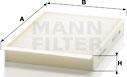 Mann-Filter CU 25 002 - Filtr, daxili hava furqanavto.az
