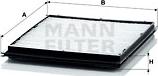 Mann-Filter CU 2516 - Filtr, daxili hava furqanavto.az