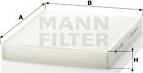 Mann-Filter CU 2533-2 - Filtr, daxili hava furqanavto.az