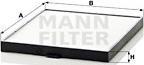 Mann-Filter CU 2640 - Filtr, daxili hava furqanavto.az