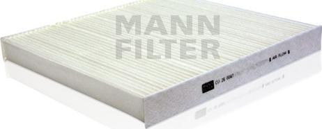 Mann-Filter CU 26 009/1 - Filtr, daxili hava furqanavto.az