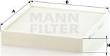 Mann-Filter CU 26 010 - Filtr, daxili hava furqanavto.az