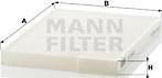Mann-Filter CU 2620 - Filtr, daxili hava furqanavto.az