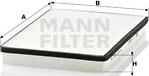 Mann-Filter CU 2672 - Filtr, daxili hava furqanavto.az