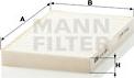 Mann-Filter CU 20 005-2 - Filtr, daxili hava furqanavto.az