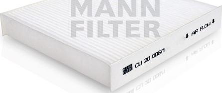 Mann-Filter CU 20 006/1 - Filtr, daxili hava furqanavto.az