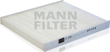 Mann-Filter CU 2026/1 - Filtr, daxili hava furqanavto.az
