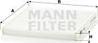 Mann-Filter CU 2027 - Filtr, daxili hava www.furqanavto.az