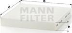 Mann-Filter CU 2149 - Filtr, daxili hava furqanavto.az
