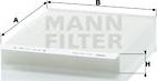 Mann-Filter CU 2143 - Filtr, daxili hava furqanavto.az