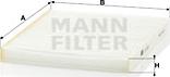 Mann-Filter CU 2129 - Filtr, daxili hava furqanavto.az