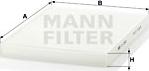 Mann-Filter CU 2882 - Filtr, daxili hava furqanavto.az