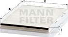Mann-Filter CU 2839 - Filtr, daxili hava www.furqanavto.az