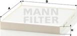 Mann-Filter CU 2349 - Filtr, daxili hava furqanavto.az