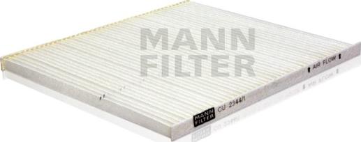 Mann-Filter CU 2344/1 - Filtr, daxili hava furqanavto.az