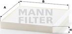 Mann-Filter CU 2356 - Filtr, daxili hava furqanavto.az