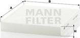 Mann-Filter CU 2351 - Filtr, daxili hava www.furqanavto.az
