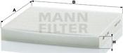 Mann-Filter CU 2362 - Filtr, daxili hava furqanavto.az