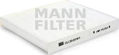 Mann-Filter CU 23 019/1 - Filtr, daxili hava www.furqanavto.az