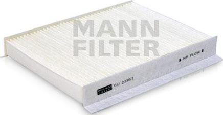 Mann-Filter CU 2335/1 - Filtr, daxili hava www.furqanavto.az