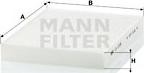 Mann-Filter CU 2335 - Filtr, daxili hava www.furqanavto.az